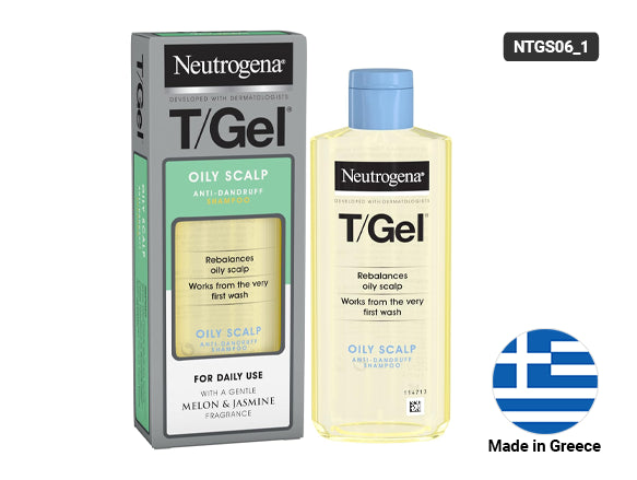 Neutrogena T/Gel Anti-Dandruff Oily Scalp Shampoo 250ml - GREECE - 3574661450711 in Sri Lanka